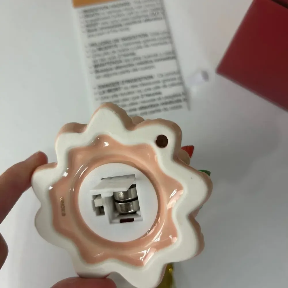 Lenox Treasured Traditions Pink Christmas Tree Ornament Light Up NIB